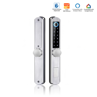 Slim Dustproof Digital Sliding Door Lock and Waterproof Wireless Door Lock for Hotel and with TT lock Tuya APP