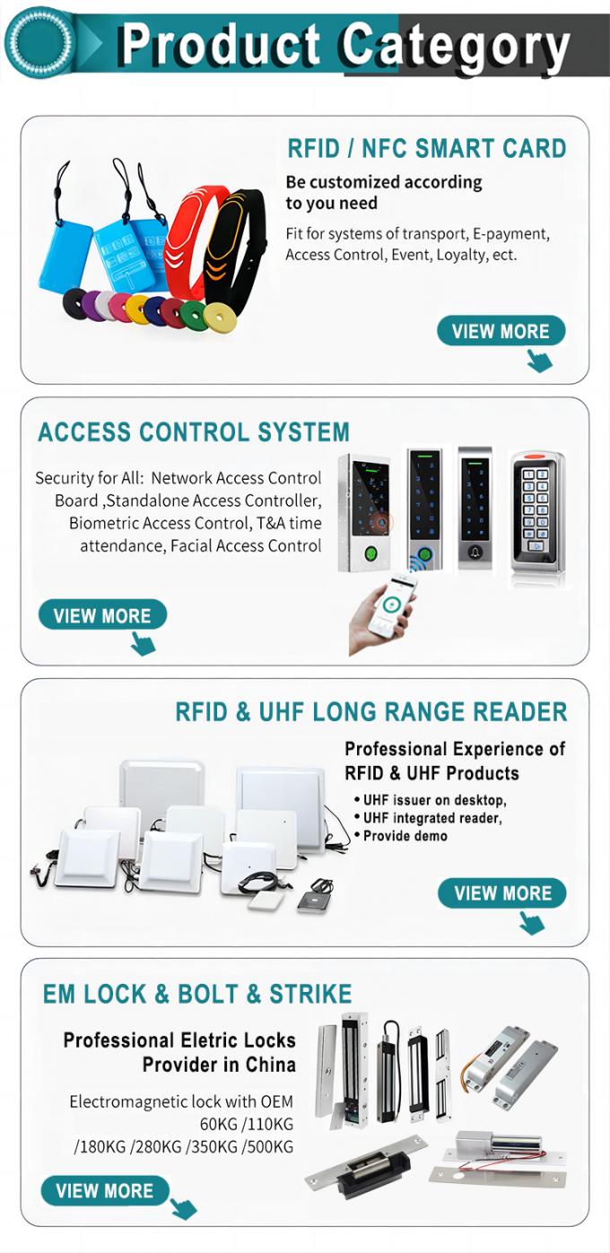 Gezichts- en vingerafdruk- en RFID-kaart 8