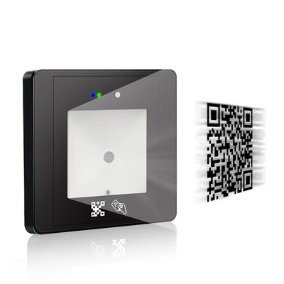 RFID-kaart 1D- en 2D-toernickel QR-code toegangscontrole-lezer met USB, RS232 of TCP/IP-interface
